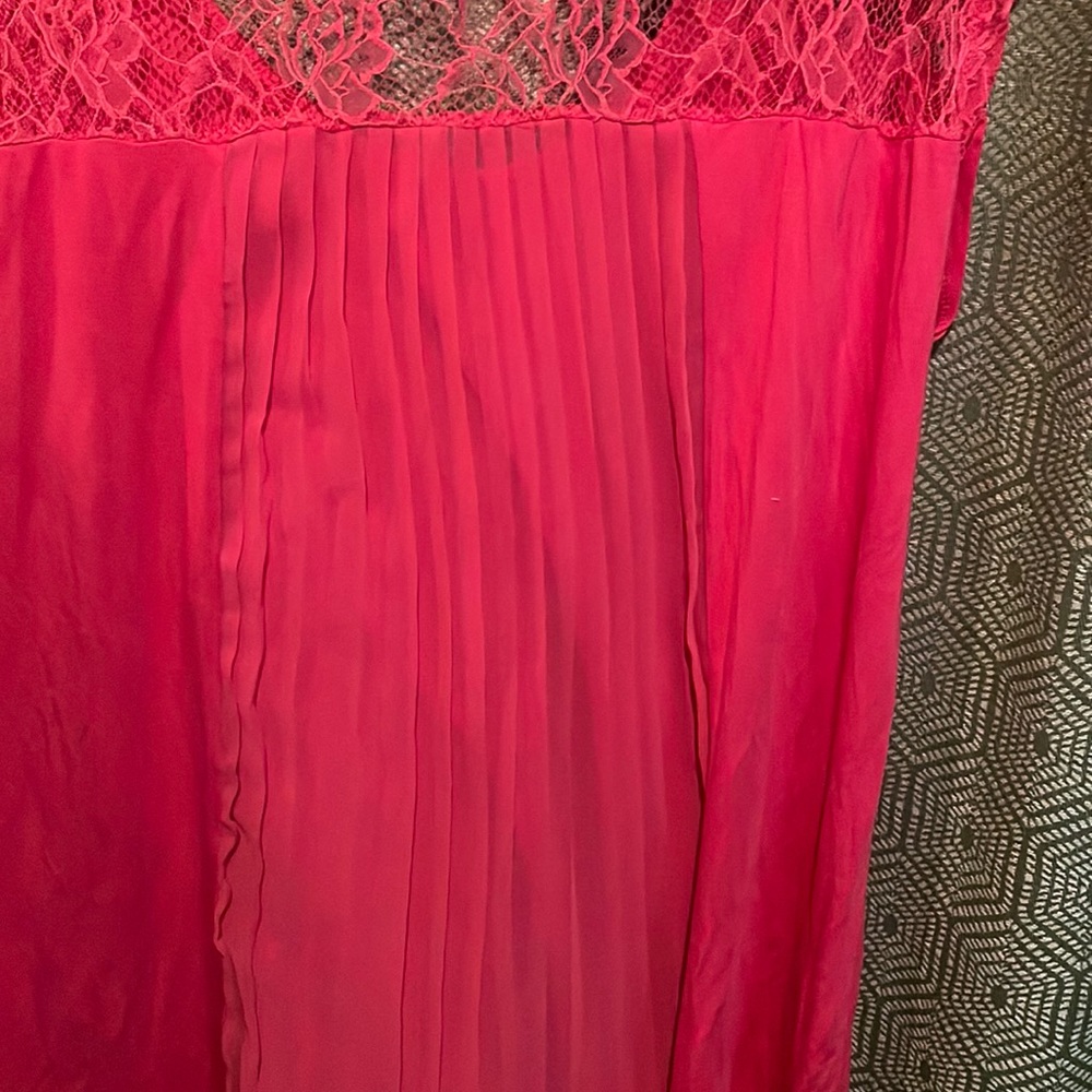 Design History size L Sleeveless Pink Lace Top EUC - Picture 6 of 9